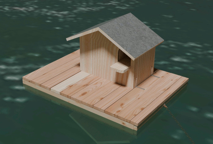 nichoir flottant