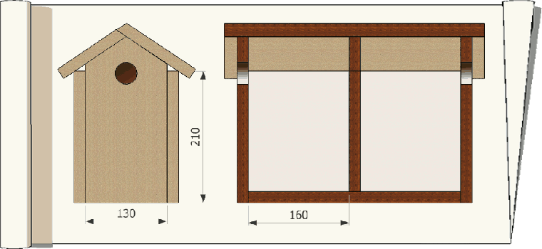plan de nichoir pour moineaux