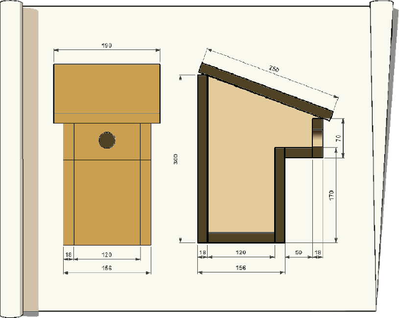 plan de nichoir à balcon