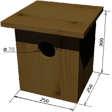 nichoir à chevêche 2