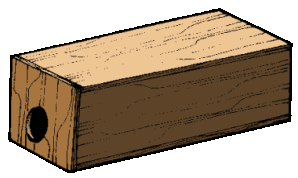 refuge pour jeunes chouettes chevêches