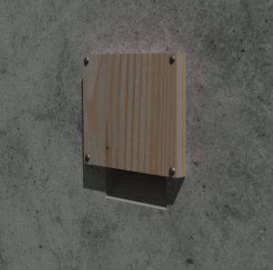 nichoir pour cincle dans un pont