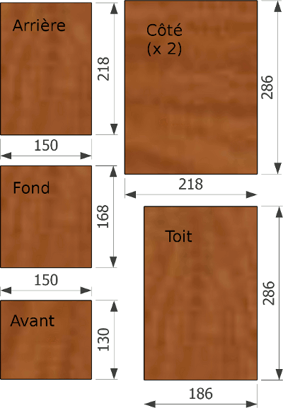 découpe de nichoir pour cincle