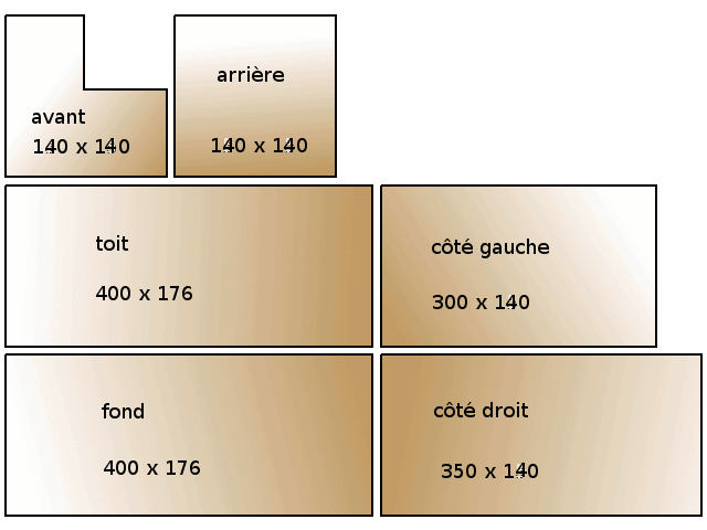 découpe du nichoir pour bergeronnette grise