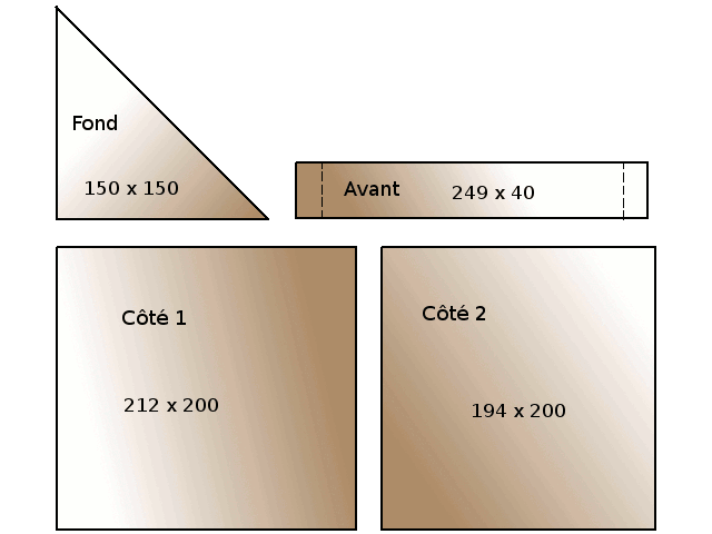 découpe support de nid