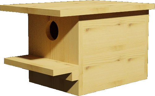 nichoir pour le faucon crécerelette