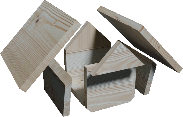 �clat� d'un nichoir pour gobemouche