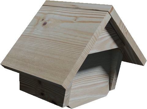 nichoir semi-ouvert pour gobemouches