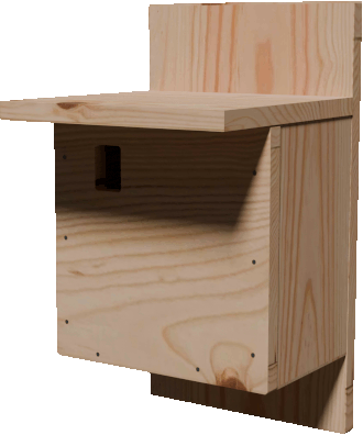 nichoir pour le rougequeue � front blanc (2)