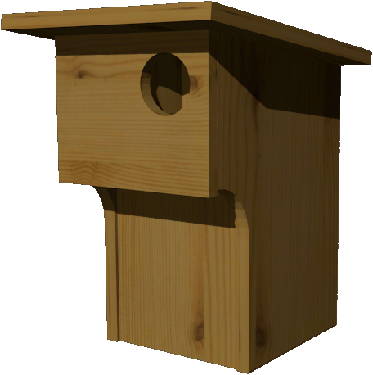 nichoir à chicane pour la chouette de Tengmalm