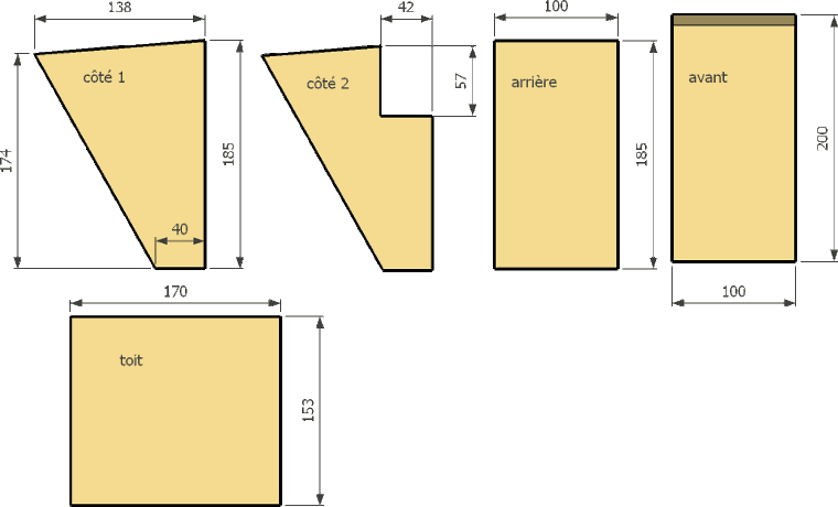 découpe de nichoir à grimpereau 1