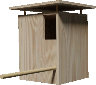 nichoir d'extérieur pour chouette effraie