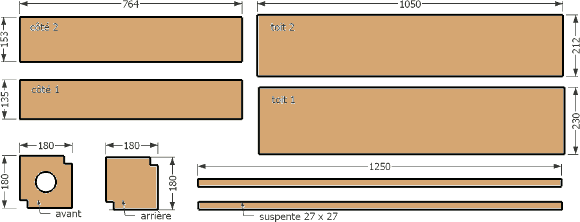 découpe du nichoir à chevêche 1