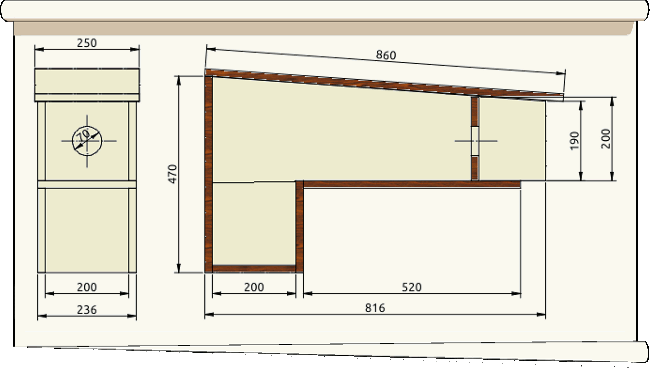 plan de nichoir à chevêche
