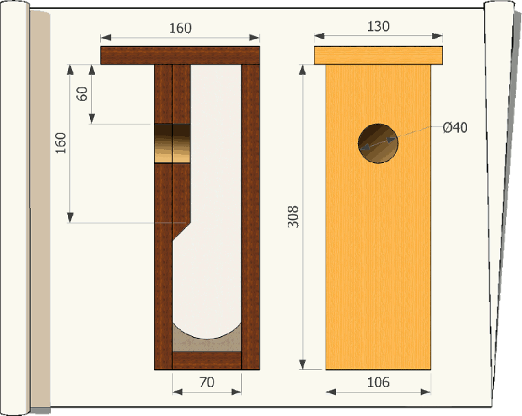 nichoir pour pic épeichette