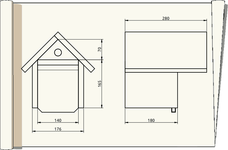 plan de nichoir à balcon