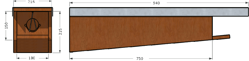 plan du nichoir pour chouette chevêche