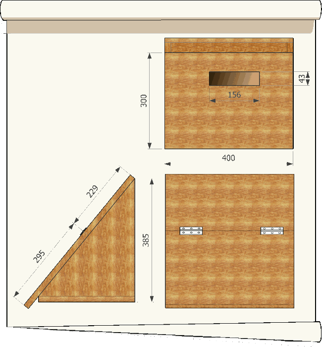 plan de nichoir pour Cincle