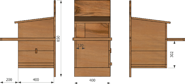 plan de nichoir pour chouette effraie
