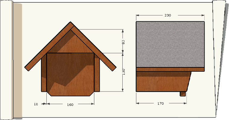 plan de nichoir pour gobemouches