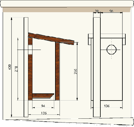 plan du nichoir pour sittelle